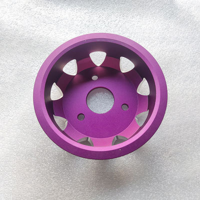 Polissage anodisation revêtement CNC tourner des pièces en aluminium