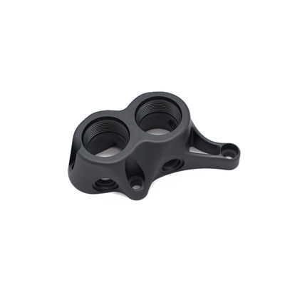 OEM pièces d'usinage CNC métalliques enduit en poudre de brossage en aluminium