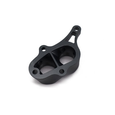 OEM pièces d'usinage CNC métalliques enduit en poudre de brossage en aluminium