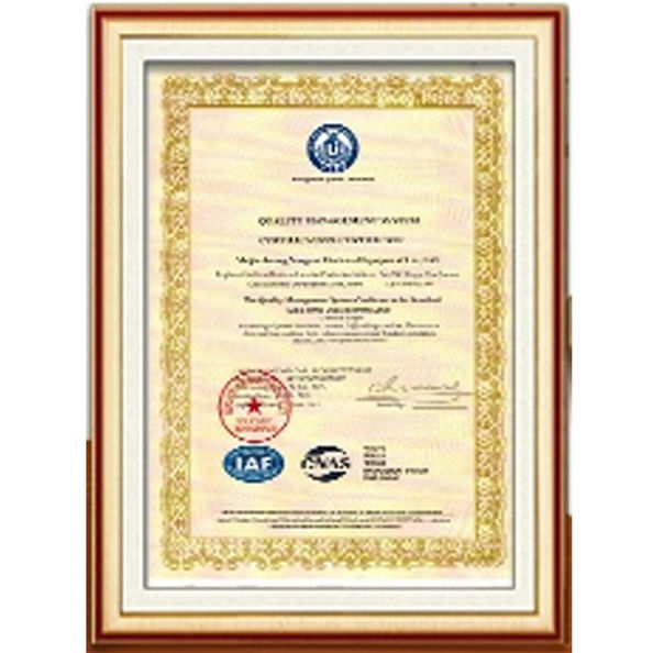 Chine Dongguan Zhaoyi Hardware Products Co., LTD. certifications